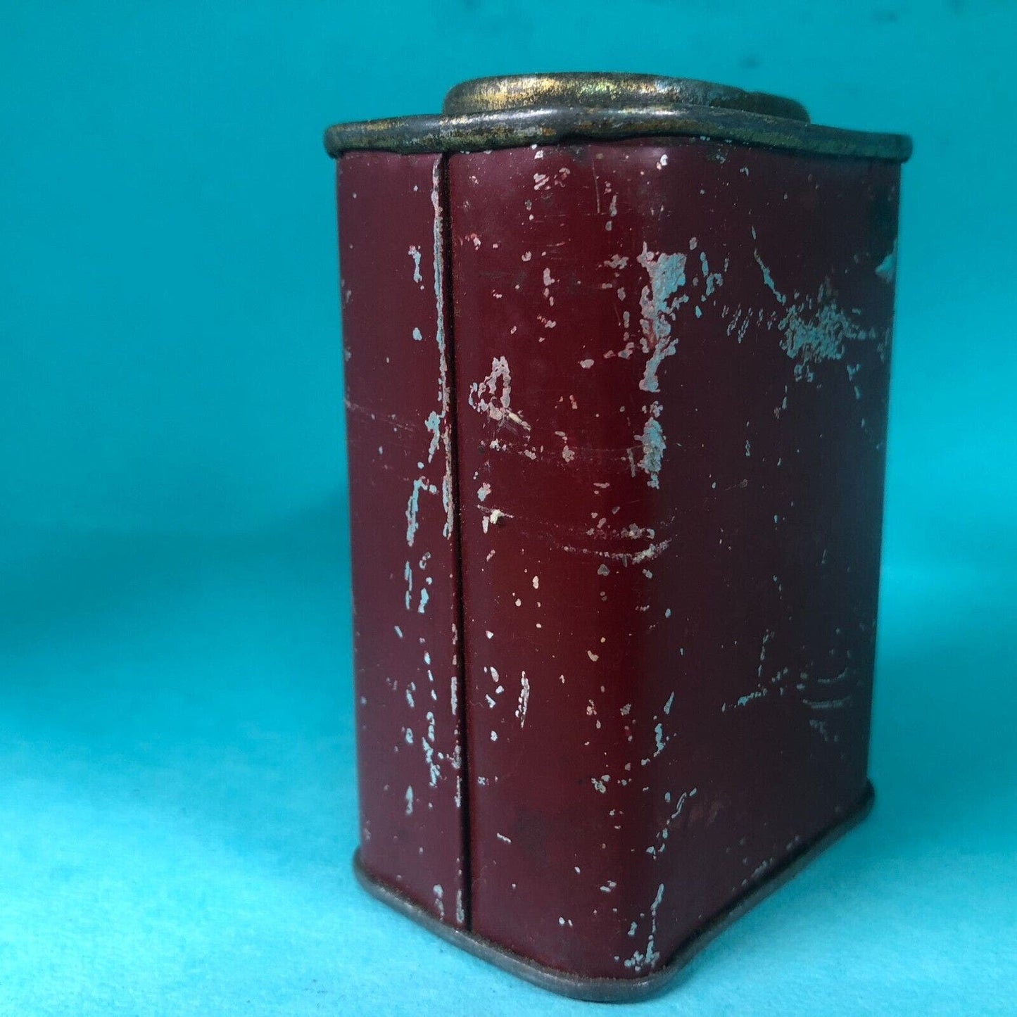 Minneopa Jamestown Grocery ND White Pepper Spice Tin 3"h c1920's-30's
