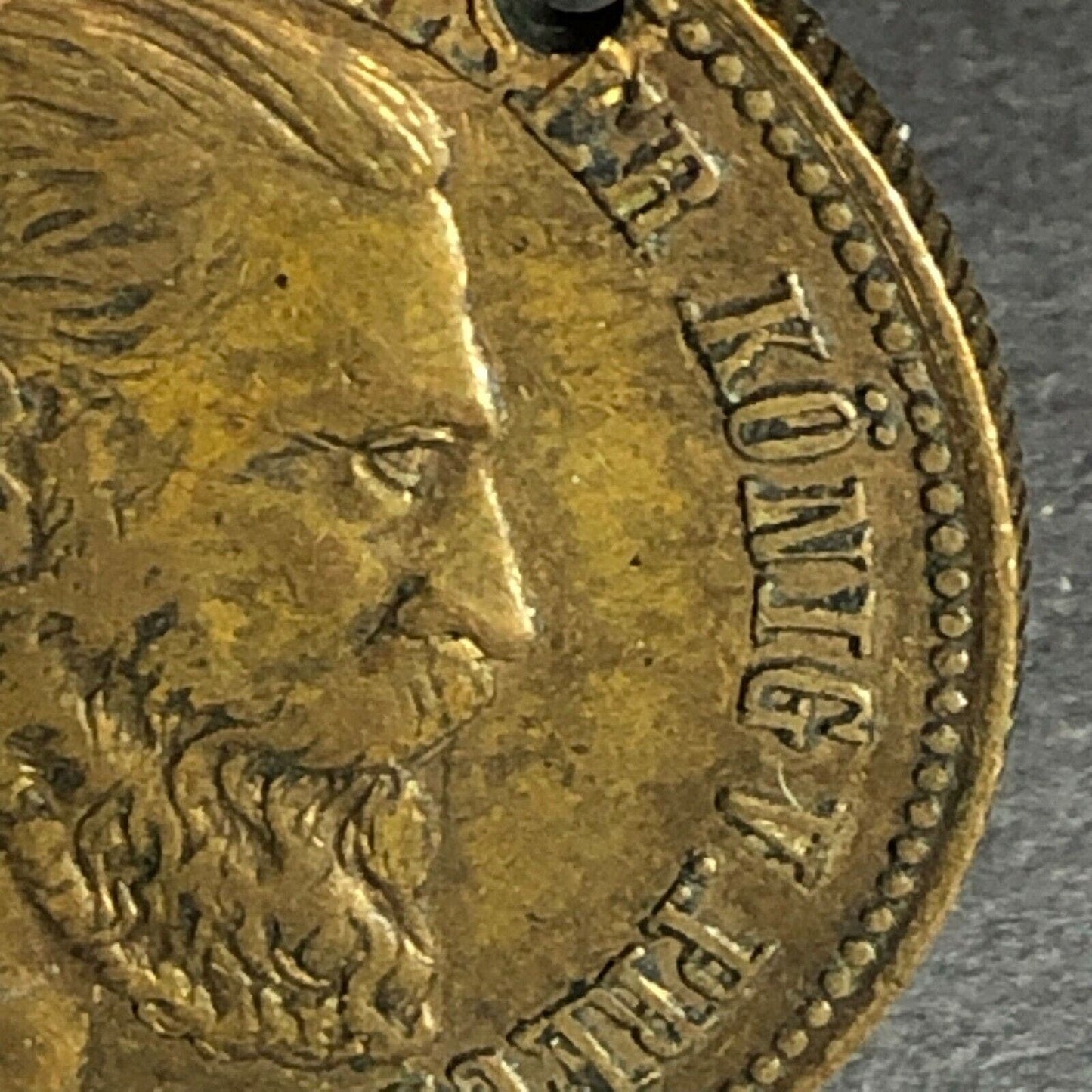1888 27mm Riedrich Deutscher Kaiser König v Preussen Medal Attrib. Elsig Lauer