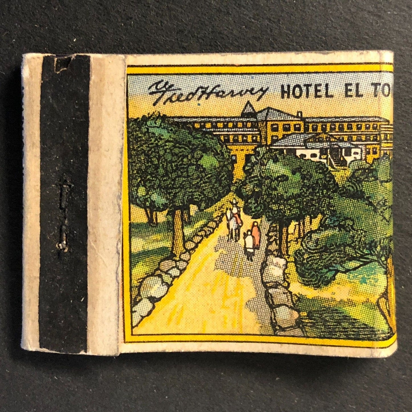 Hotel El Tovar Grand Canyon Fred Harvey Near Full (-1) Matchbook c1930's Scarce
