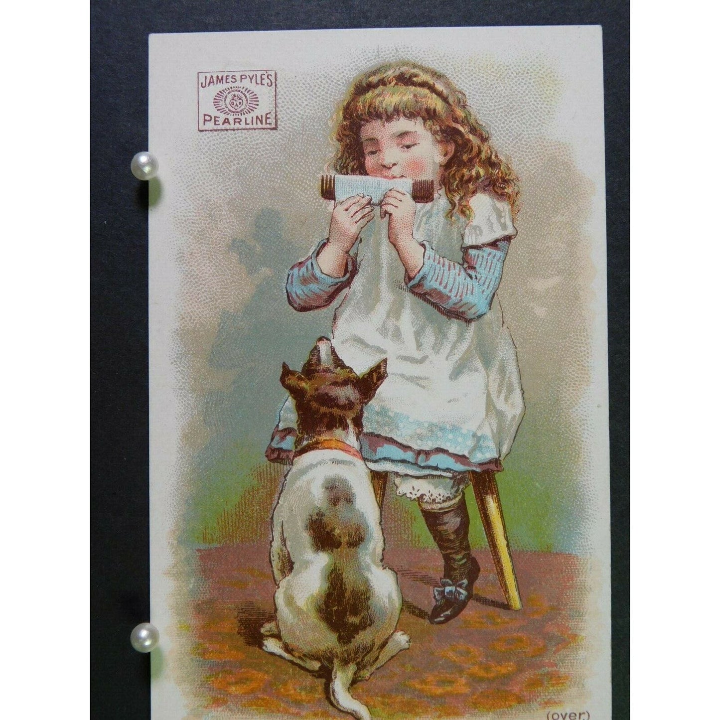Victorian Advertising Trade Card - James Pyle's Pearline Washing Compound