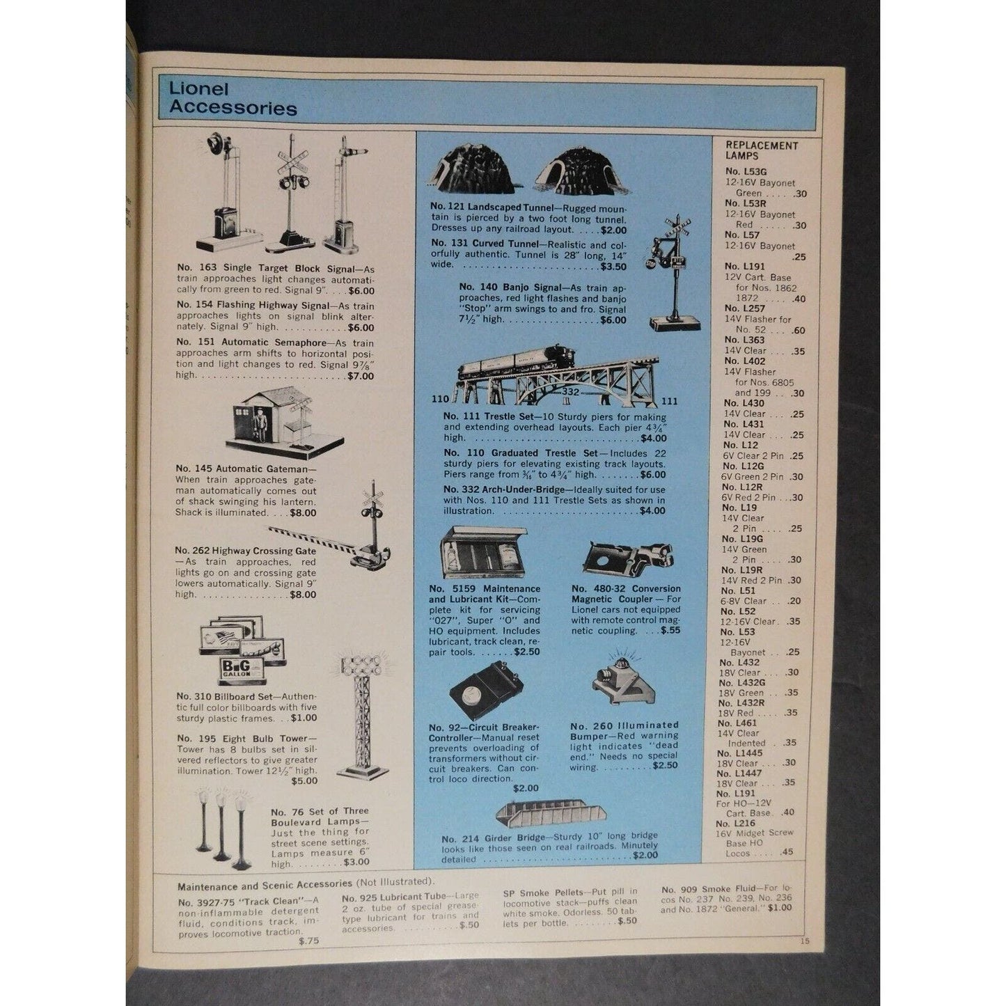 Original 1965 Lionel Trains Toys Catalog 39pgs VGC