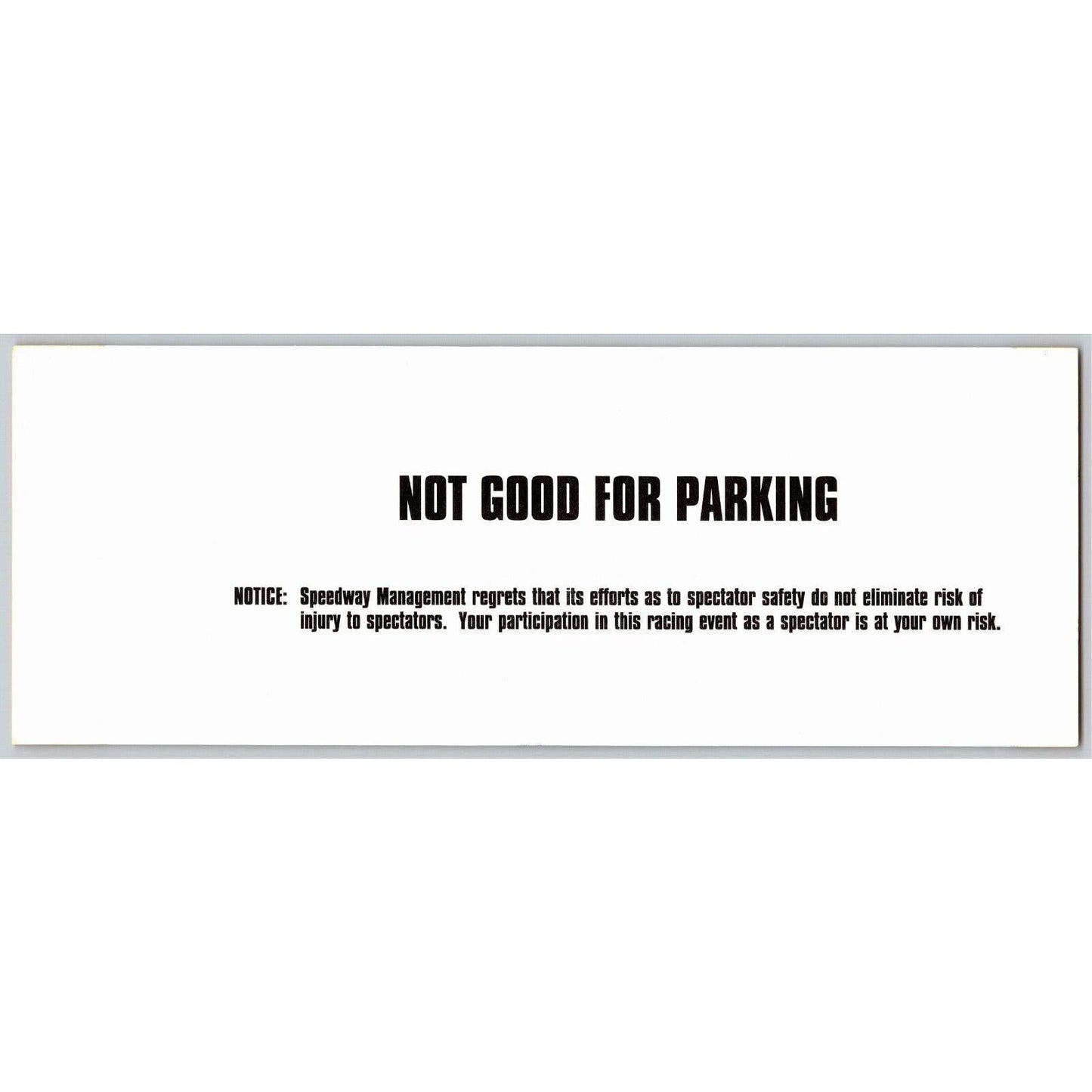 2000 Indy 500 Wed 5/24 Pagoda Terrace Unused Ticket IMS #7