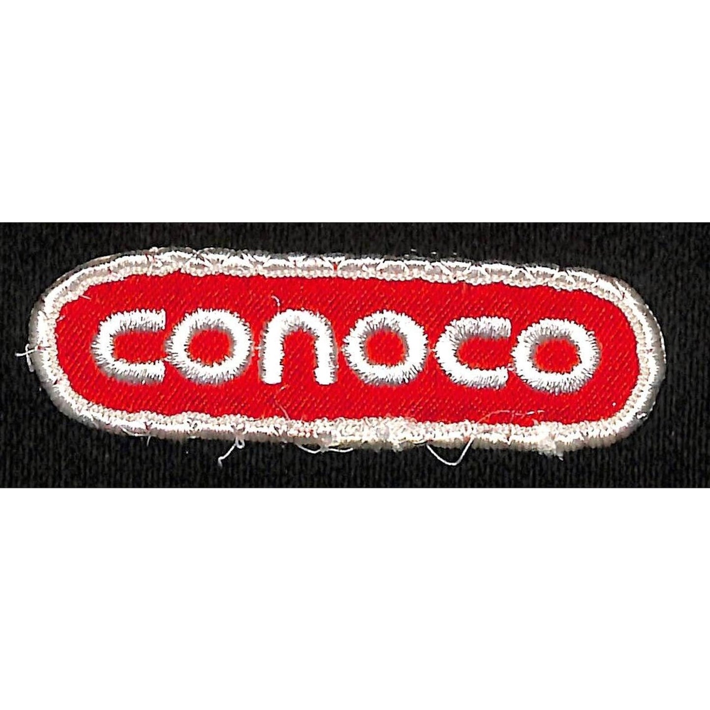 Conoco Vintage Machine Embroidered Patch VGC c1970's - Scarce