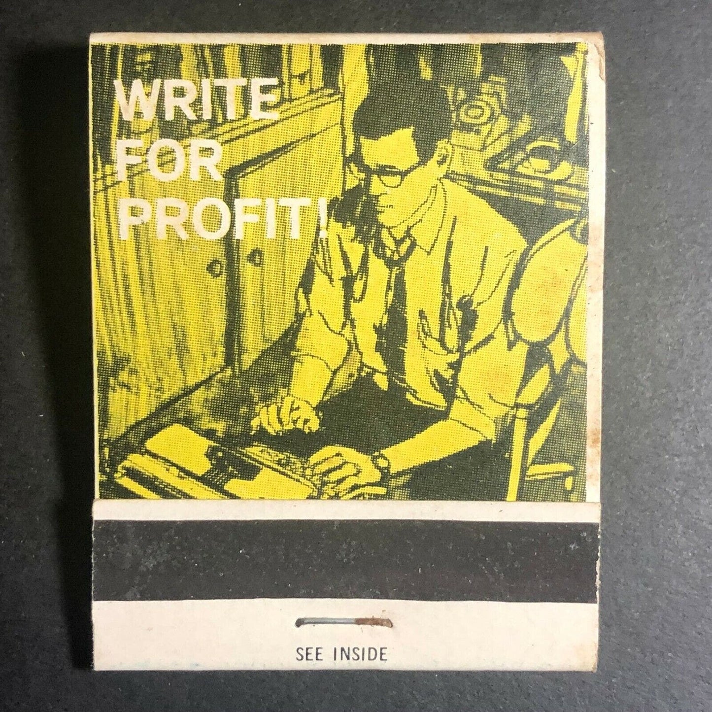 1960's-70's Full Matchbook - "Write For Profit!" "Free Writing Talent Test"