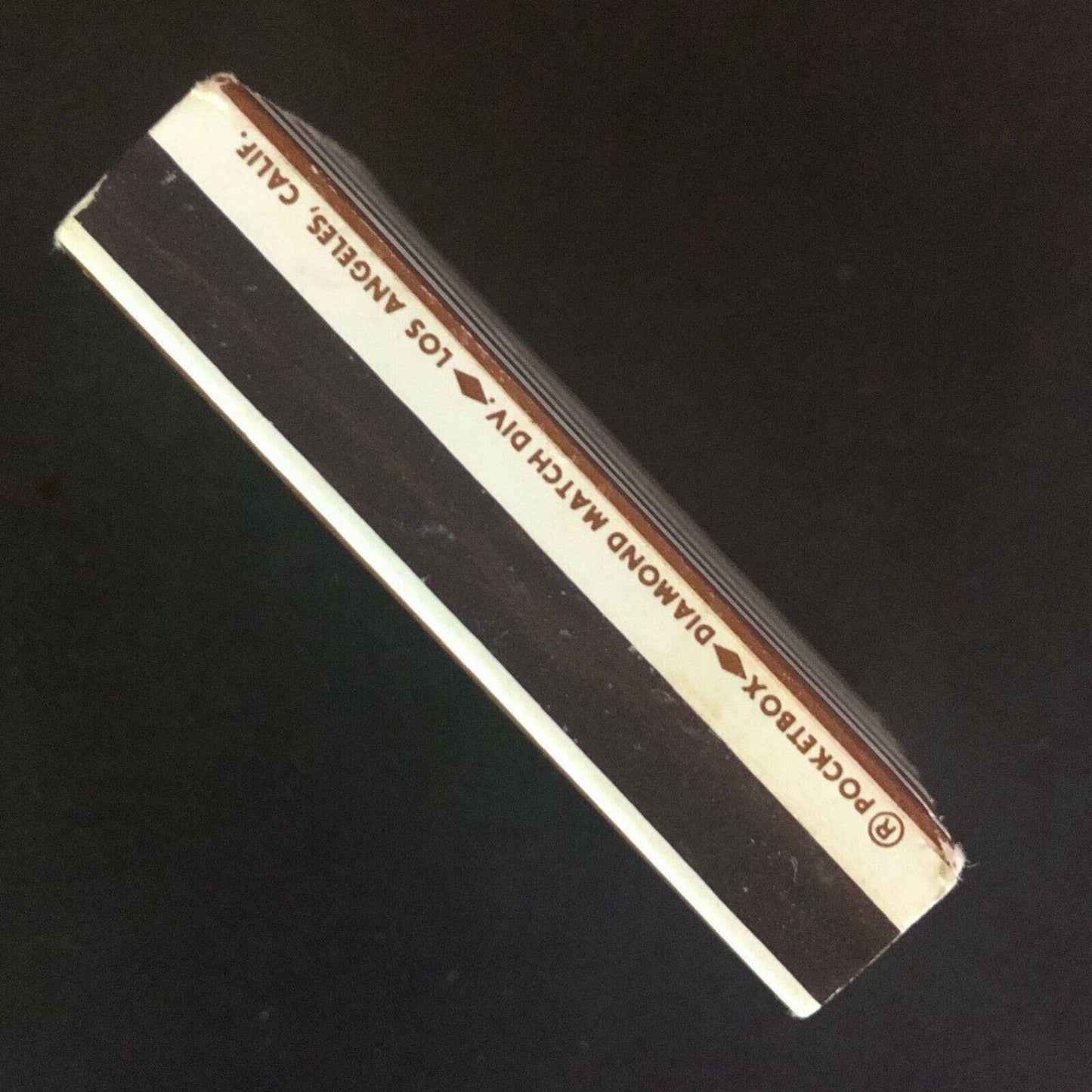 c1970's-80's Wooden Matchbox Matchbook "Trenwith's" Restaurant Santa Barbara, CA
