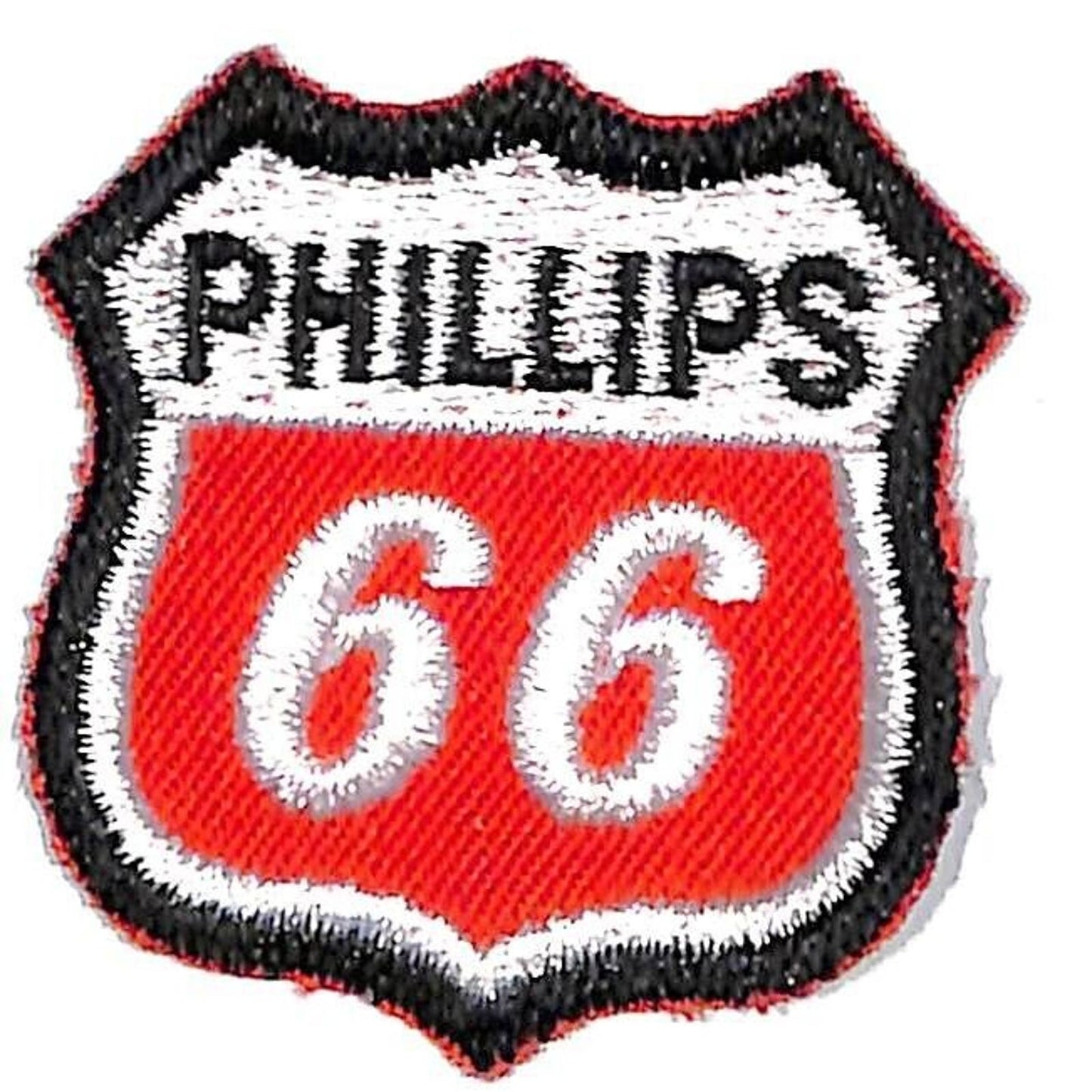 Phillips 66 Embroidered Patch NOS c1960's-70's 1 3/4" x 1 3/4"