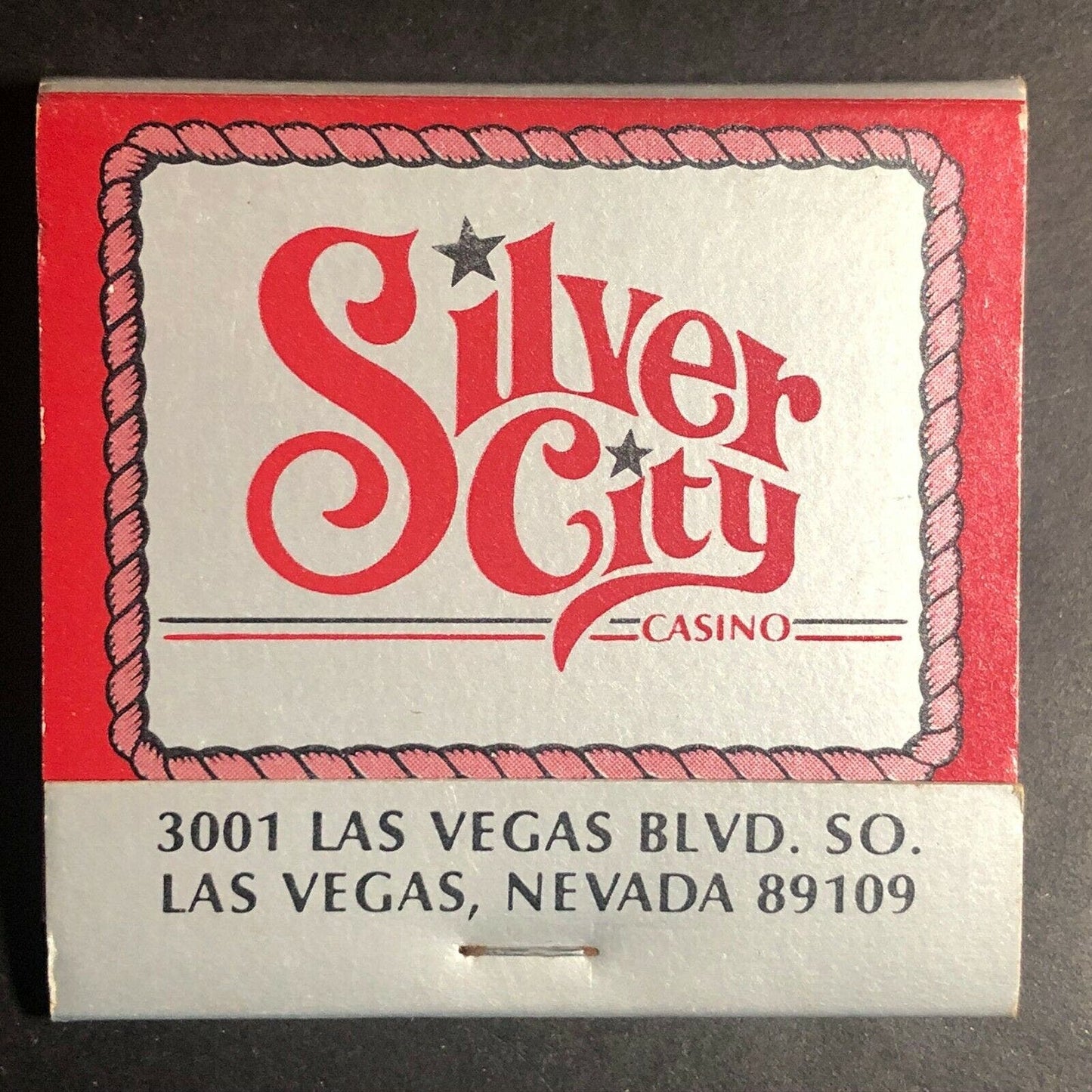 70's-80's Full Matchbook "Silver City Casino" Las Vegas, NV