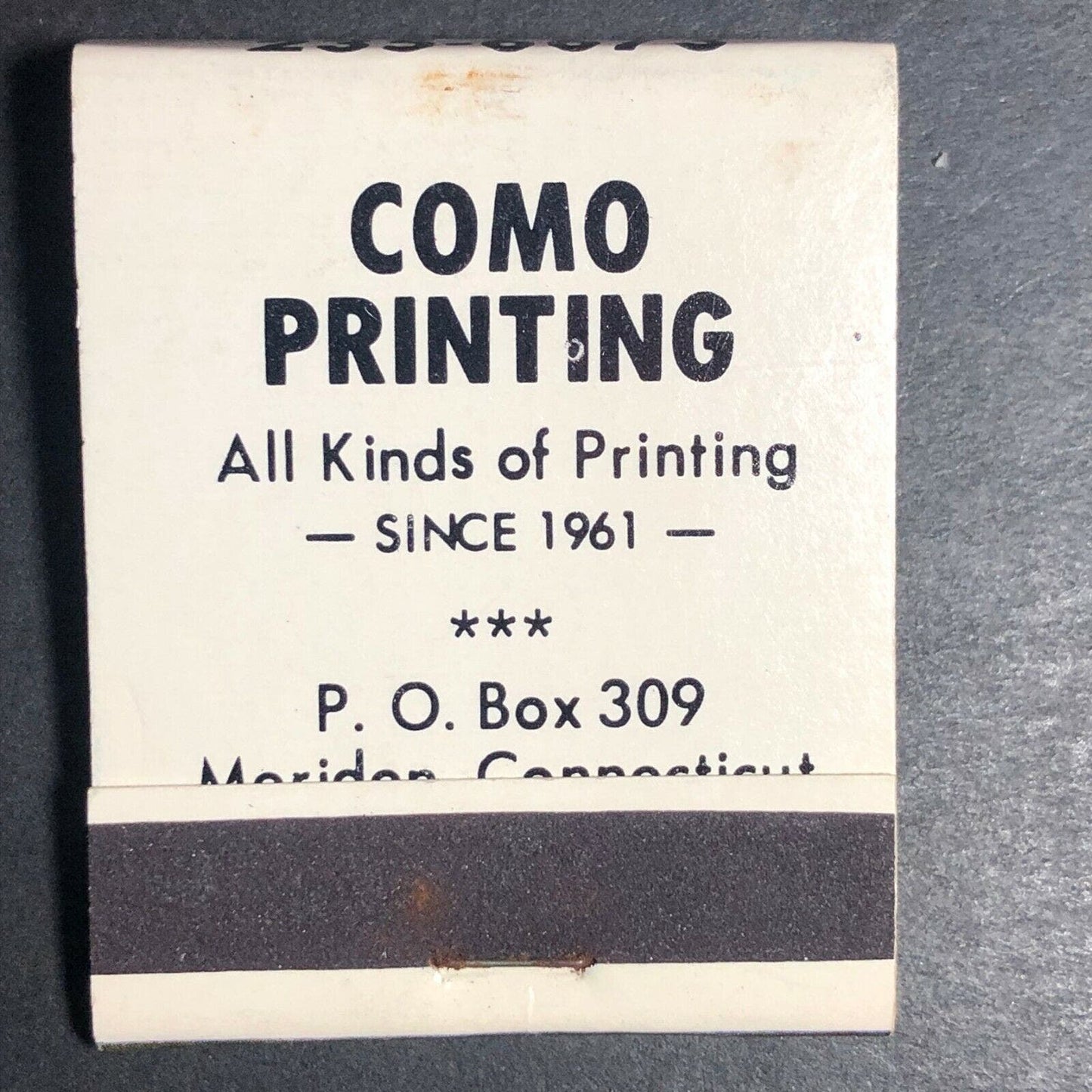 1970's Full Matchbook Apollo Liftoff "Como Printing" Meriden. CT