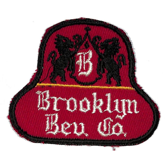 Brooklyn Beverage Co. Embroidered Soda Patch c1940's-1950's VGC Scarce