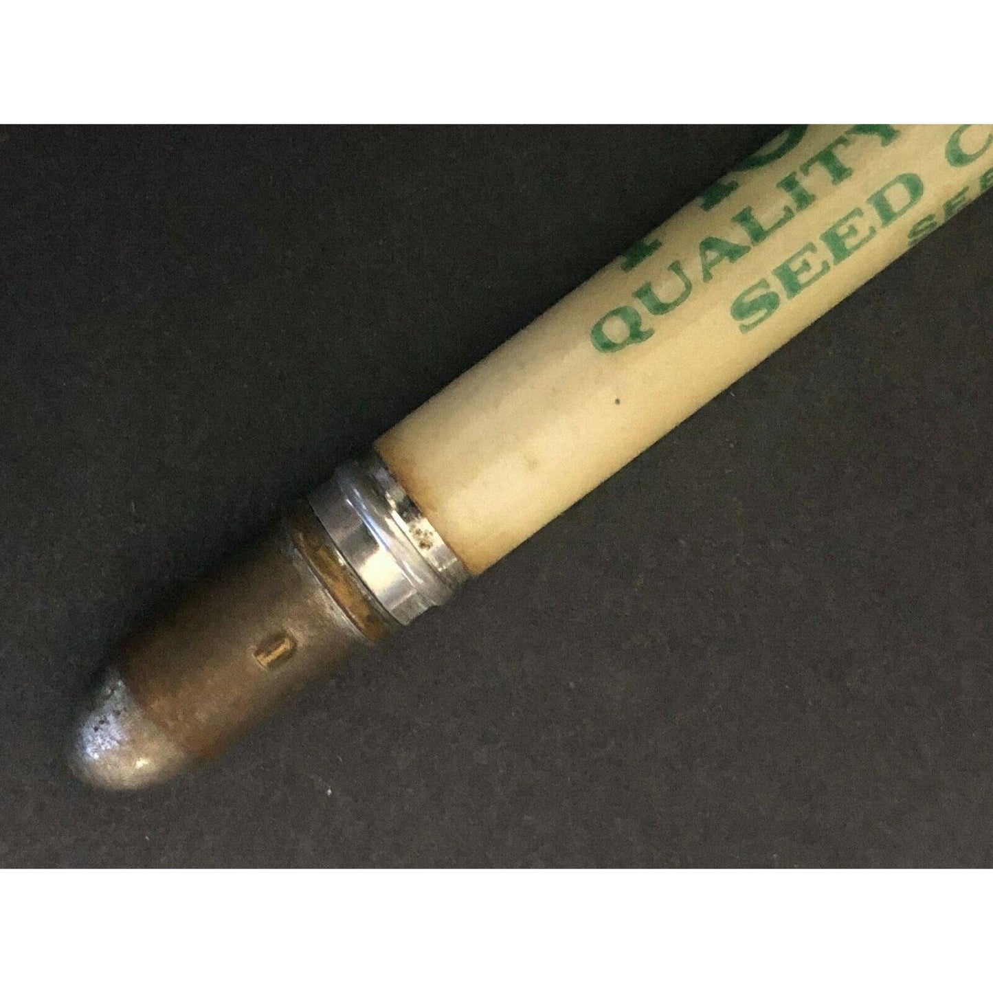 c1930's-40's "Levi Gowdy Pioneer Seed Corn Melbourne" Advertising Bullet Pencil
