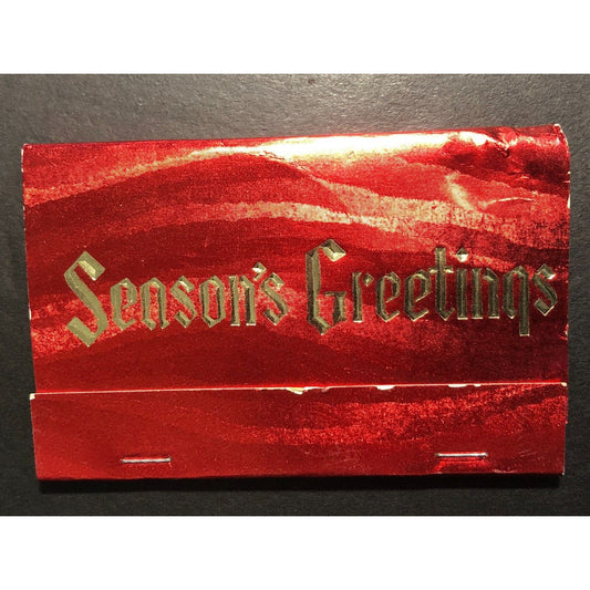 First Federal Savings Berwyn La Grange Full Christmas Matchbook c1974-79 Scarce