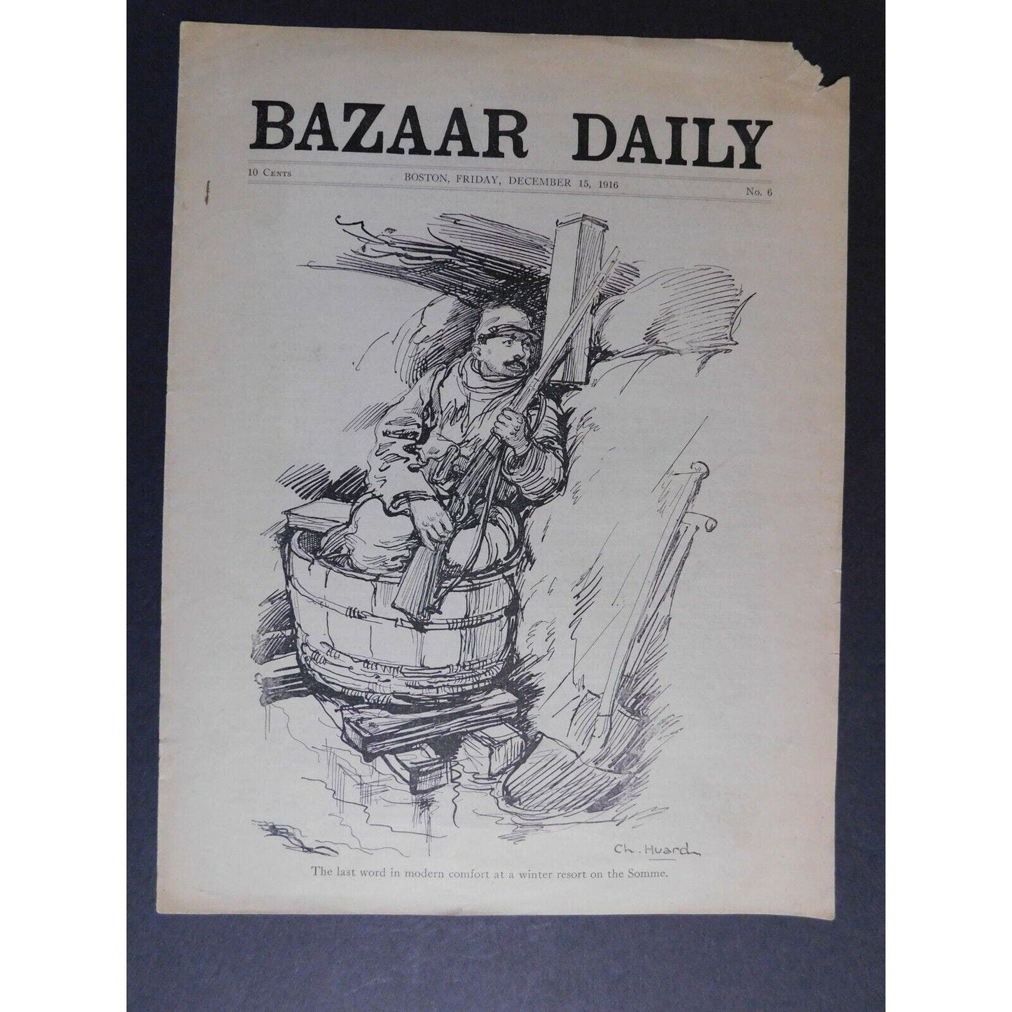 WWI Era Bazaar Daily (Boston) Dec 15 1916 - 7 pgs