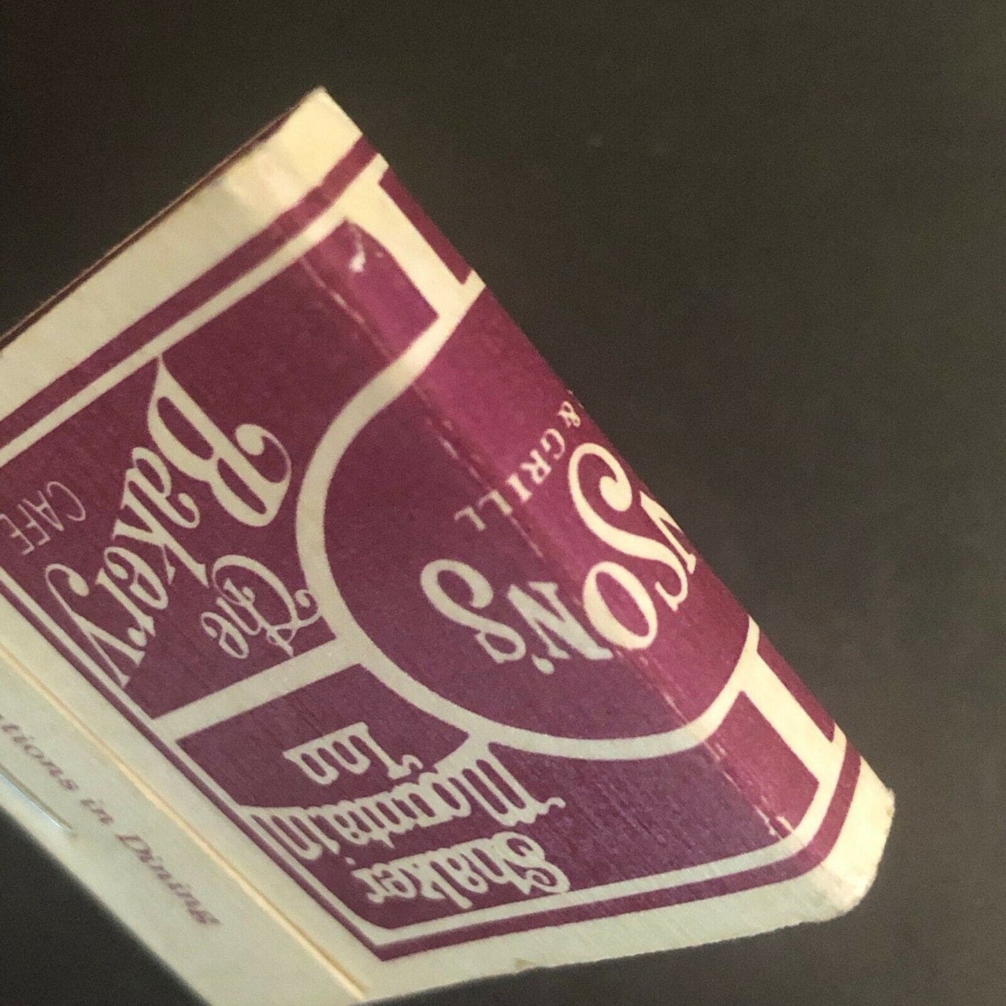 Vintage c1980's-90's Full Matchbook "Benson's, Peppermill, Bakery" Pasadena, CA