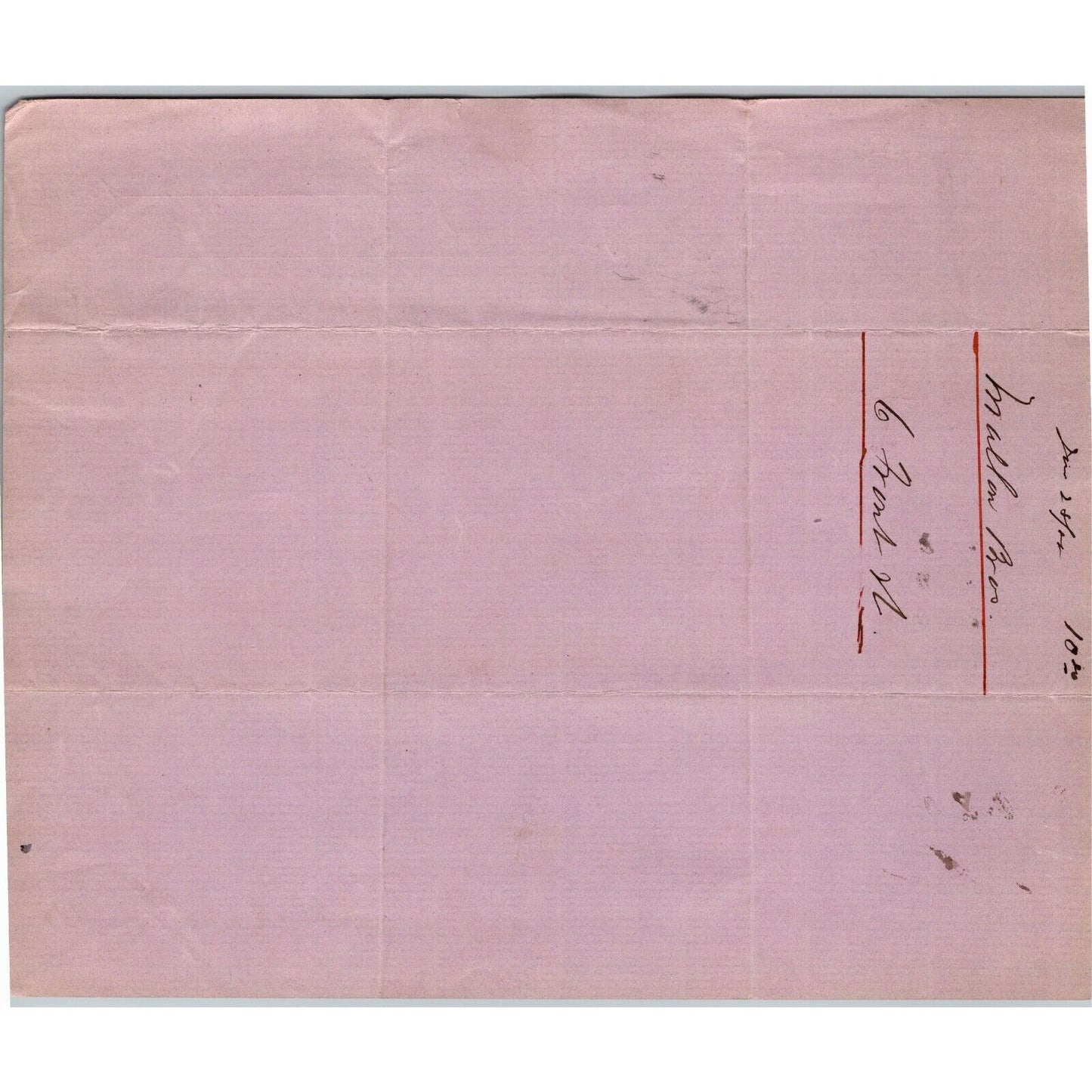1888 Mallon Brothers Masons Letterhead Billhead Grand St & W 51st St NYC