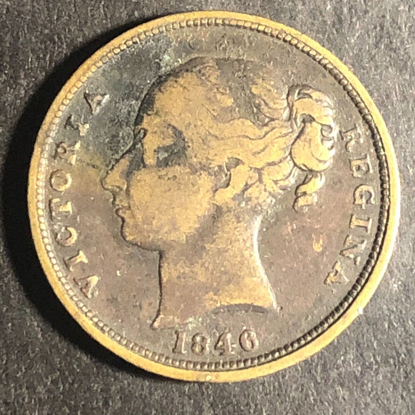 1846 Queen Victoria The New Houses of Parliament Token 22.5mm Scarce
