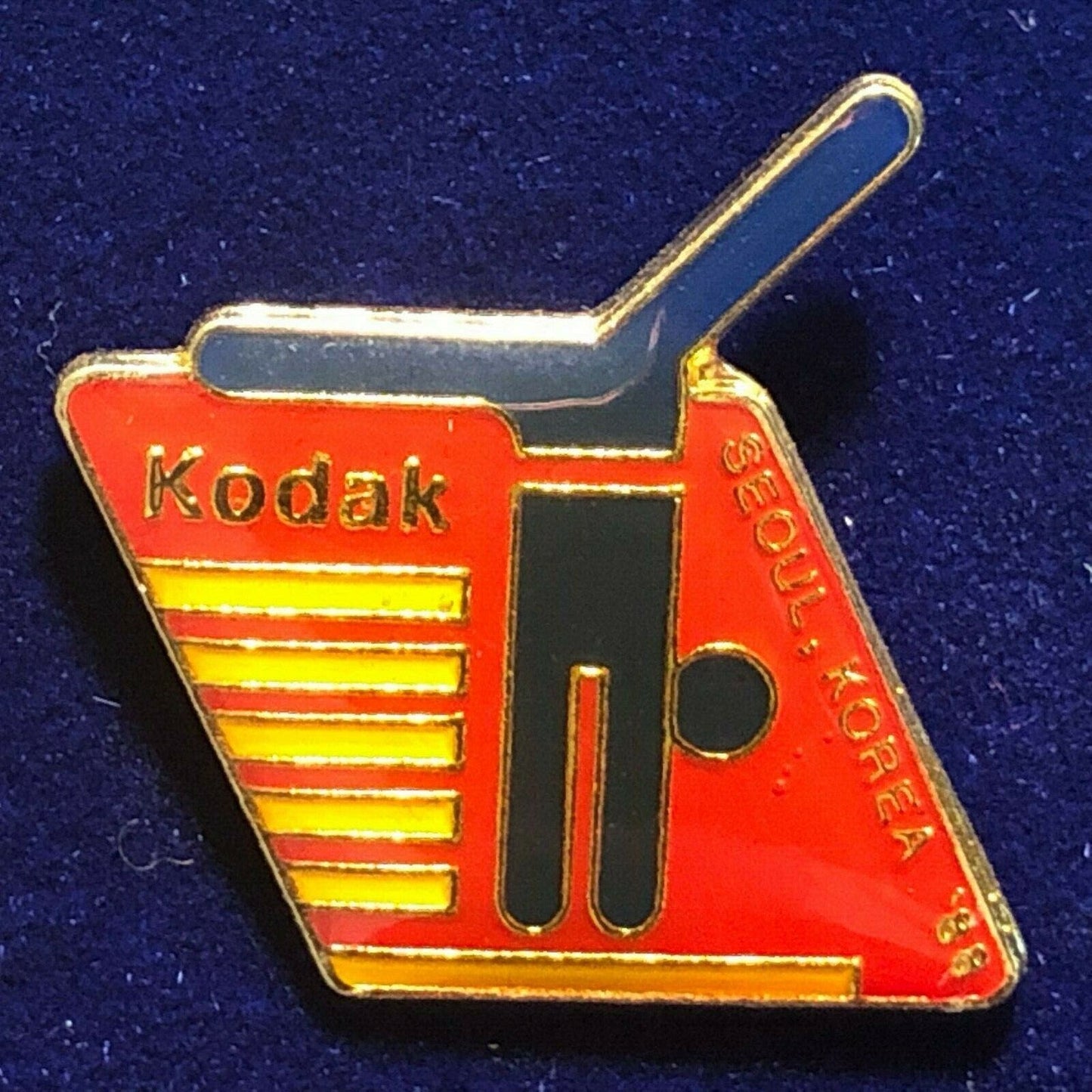 Vintage Kodak Lapel Hat Pin 1988 Seoul Olympics - Gymnastics