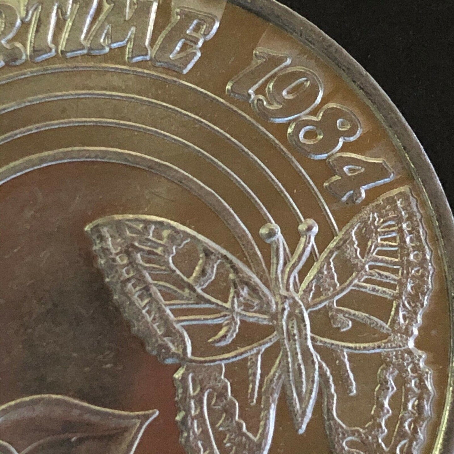39mm Aluminum "Summertime 1984 - Diana - Metairie, Louisiana" Mardi Gras Token