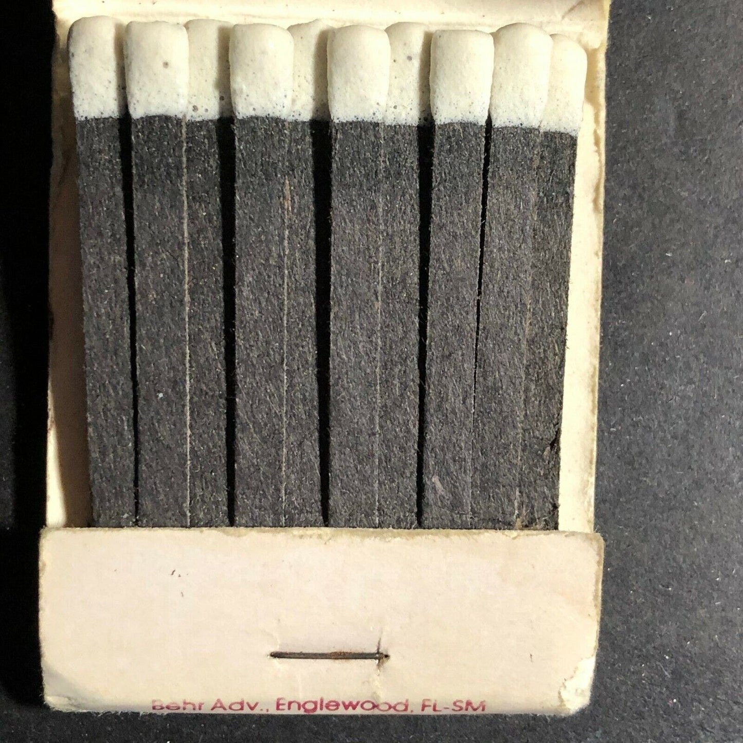 Vintage 1980's Full Matchbook - Three Bears Restaurant (Englewood, FL)