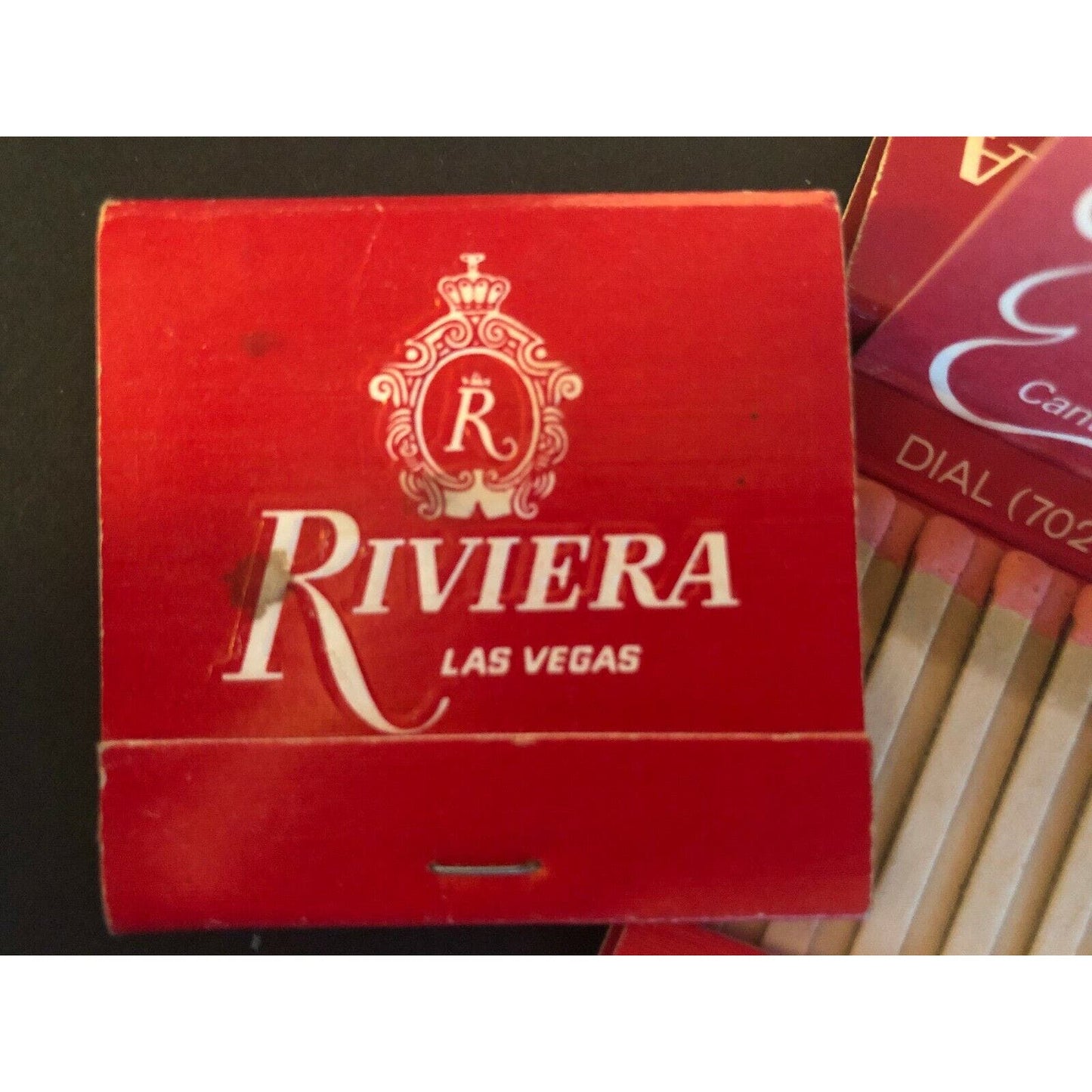 Group of 22 Mostly Las Vegas "Riviera" Casino Gambling 80'-90's Full Matchbooks