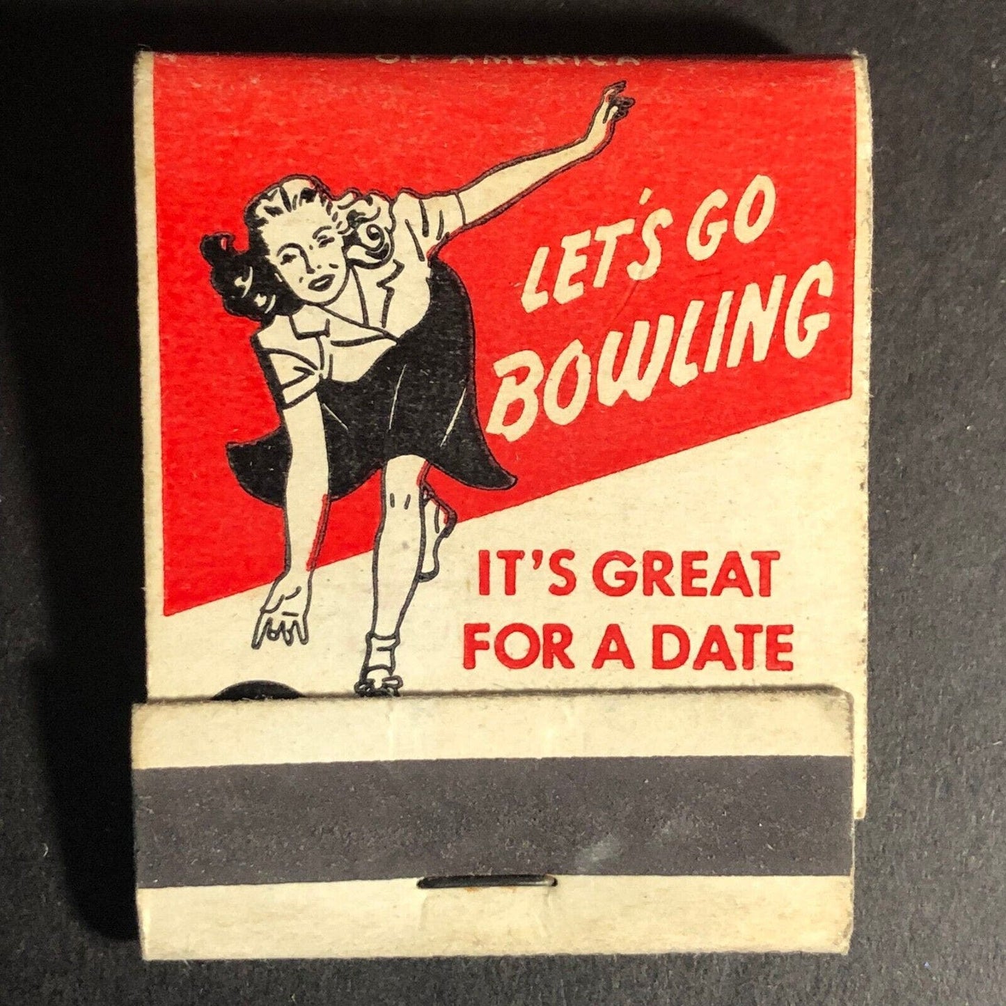 BPAA "Bowling Is Best" Proprietors Assn. Woman c1950's VGC Full 20-Strike