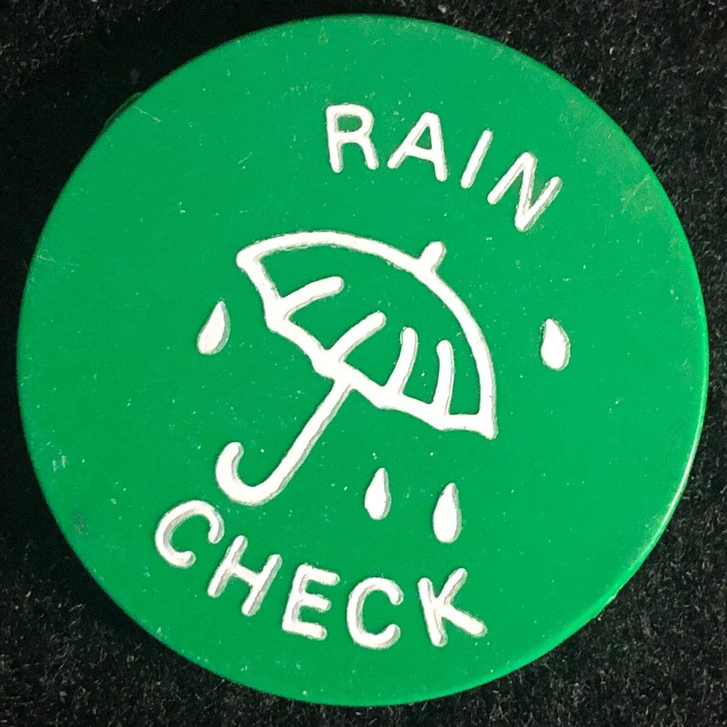 George's Lounge Rochester, PA Plastic "Rain Check" Token 31.6mm VGC Scarce