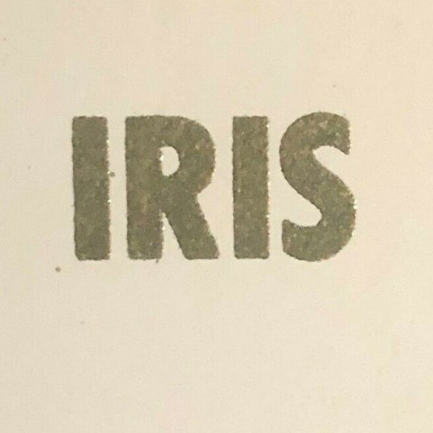 Vintage c1970's-80's Full Matchbook "Iris Restaurant and Lounge" Mt. Pleasant IA