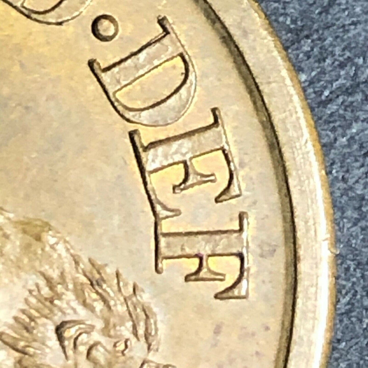 25.95mm Gold Plated $10 Sized John Paul Jones Gaming Counter / Token - Fauver