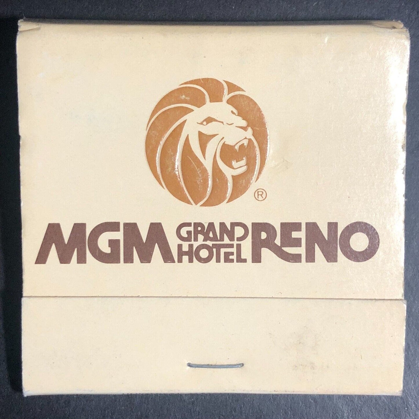 Reno MGM Grand Hotel Lion Full Matchbook c1978-86