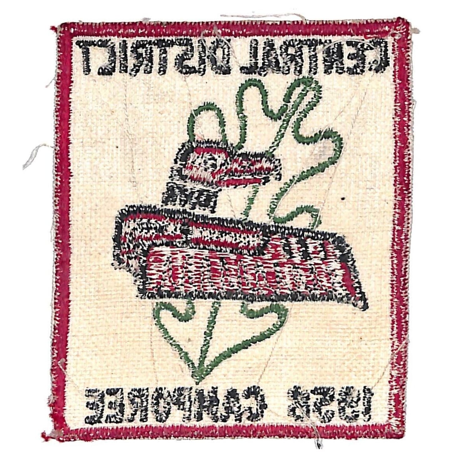 BSA Patch Piankeshaw Council Central District Camporee 1958 VGC Scarce
