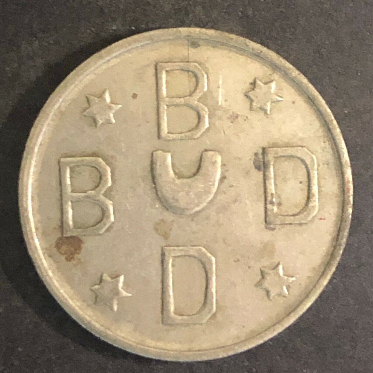 Vintage 21mm Brass "Bud Token