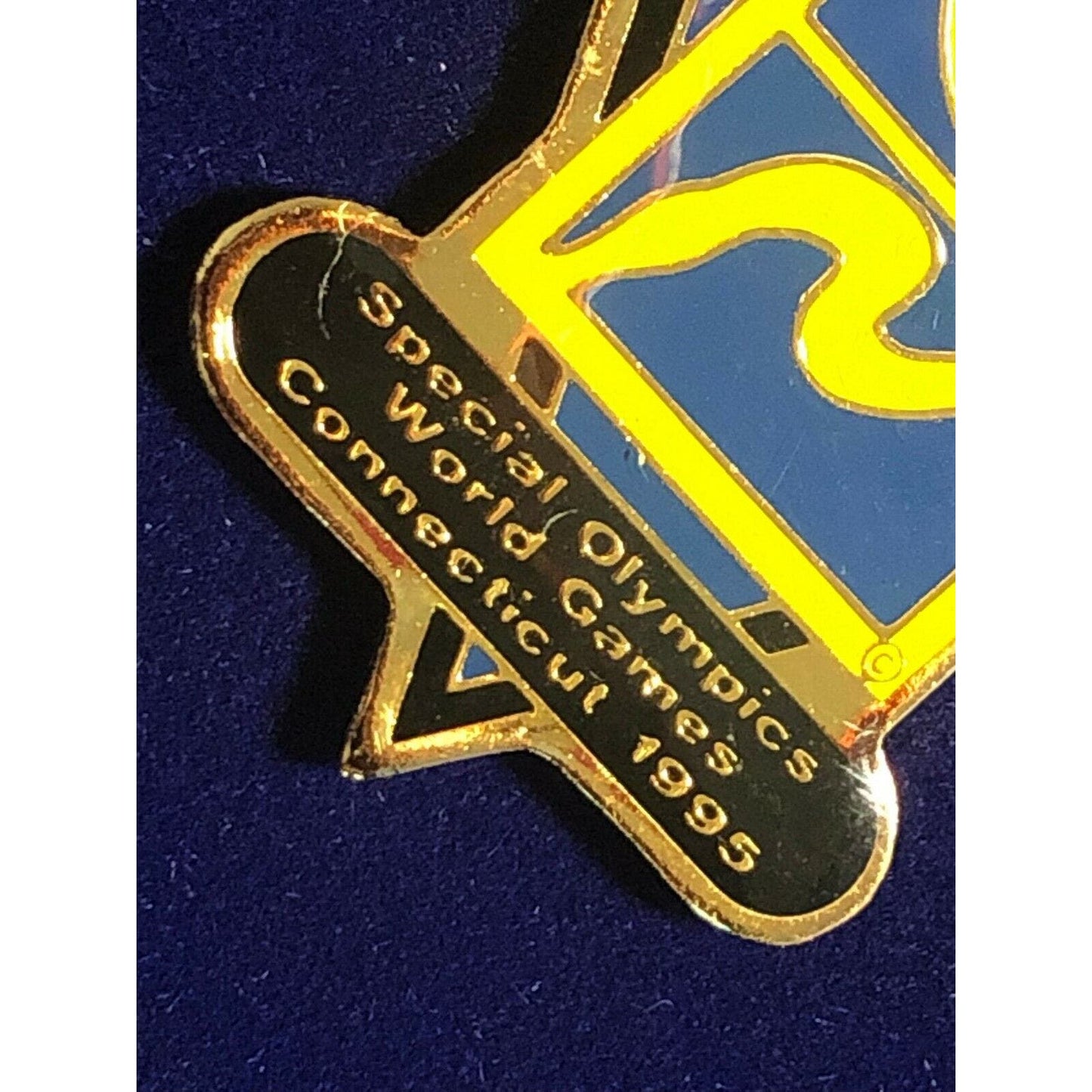 1995 Kodak Lapel Hat Pin - International Special Olympics Games Connecticut