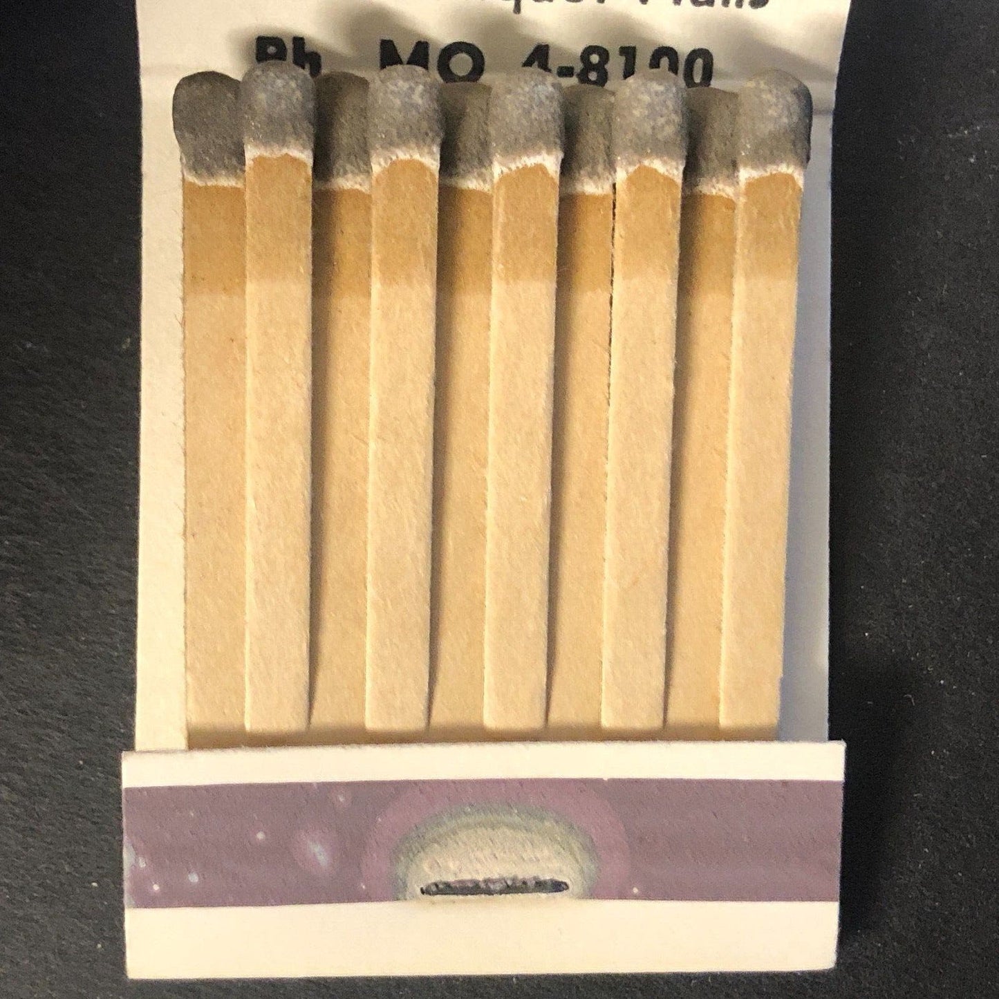 LaSalle Motor Lodge Chicago Vintage Full Matchbook c1950's-60's VGC