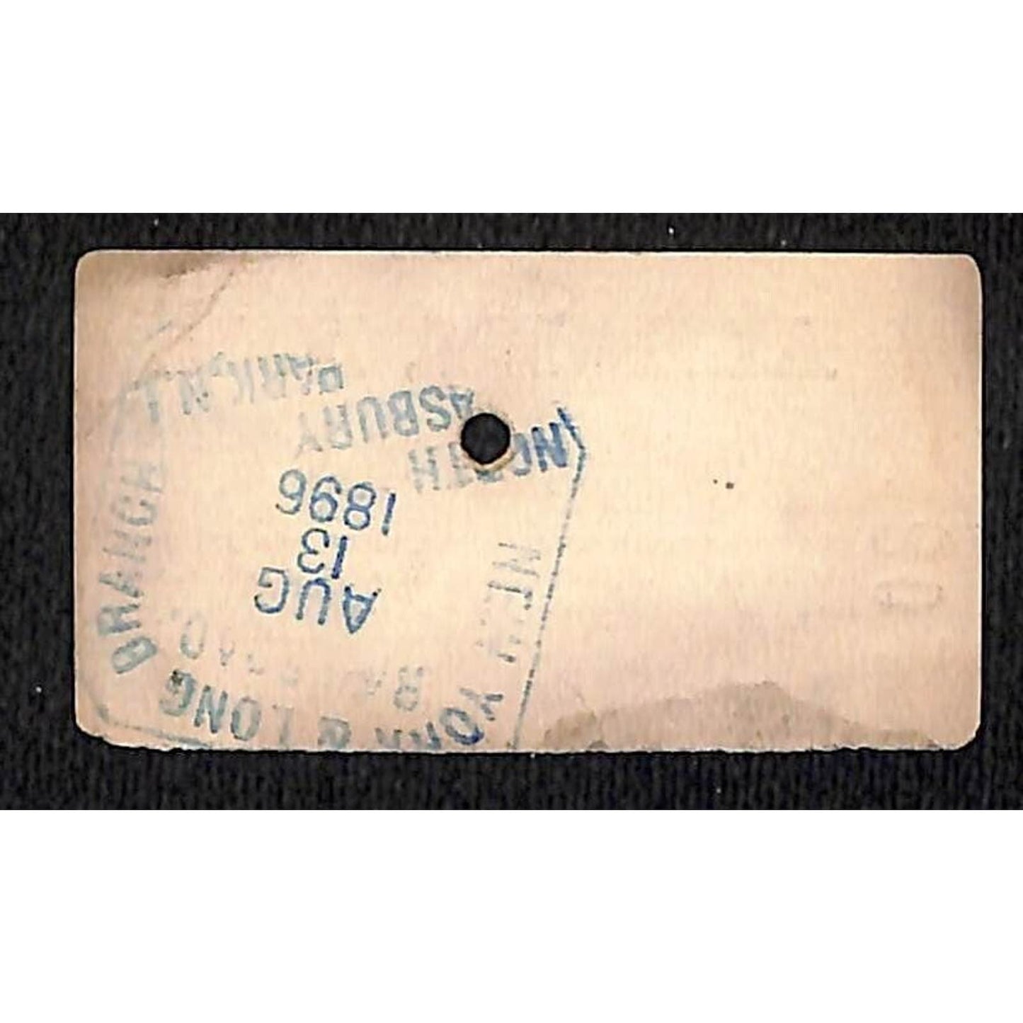 New York & Long Branch Railroad 1896 Albany, NY / North Asbury Park #804