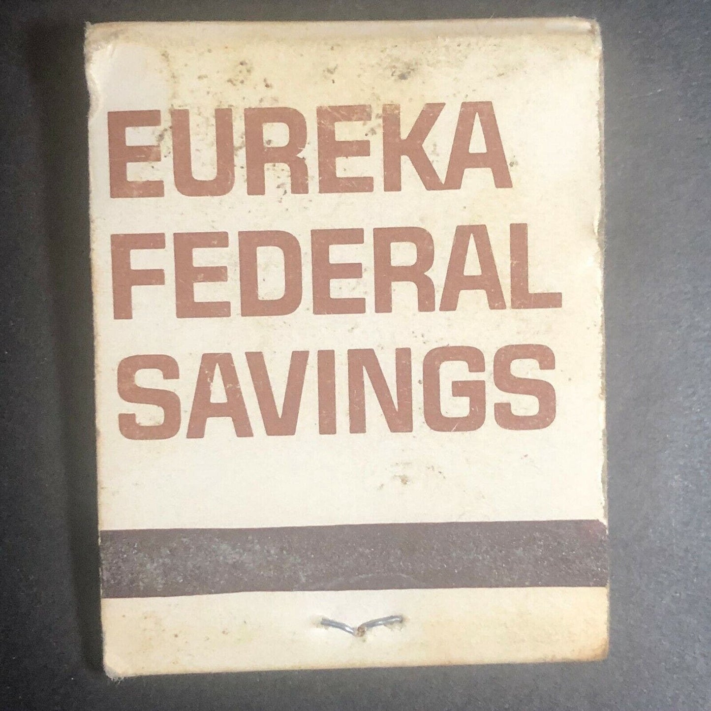 Scarce 70's-80's Full Matchbook "Eureka Federal Savings" San Francisco, CA