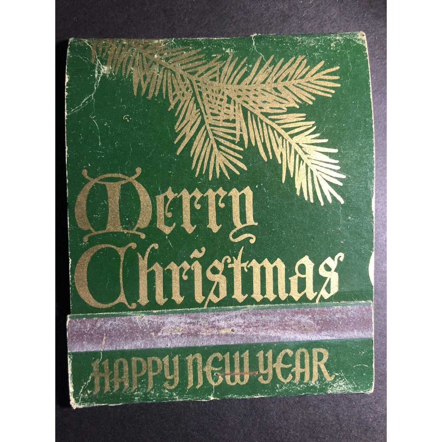 Giant Stuft Shirt Restaurant Printed Stick Christmas Matchbook - c1950's-60s