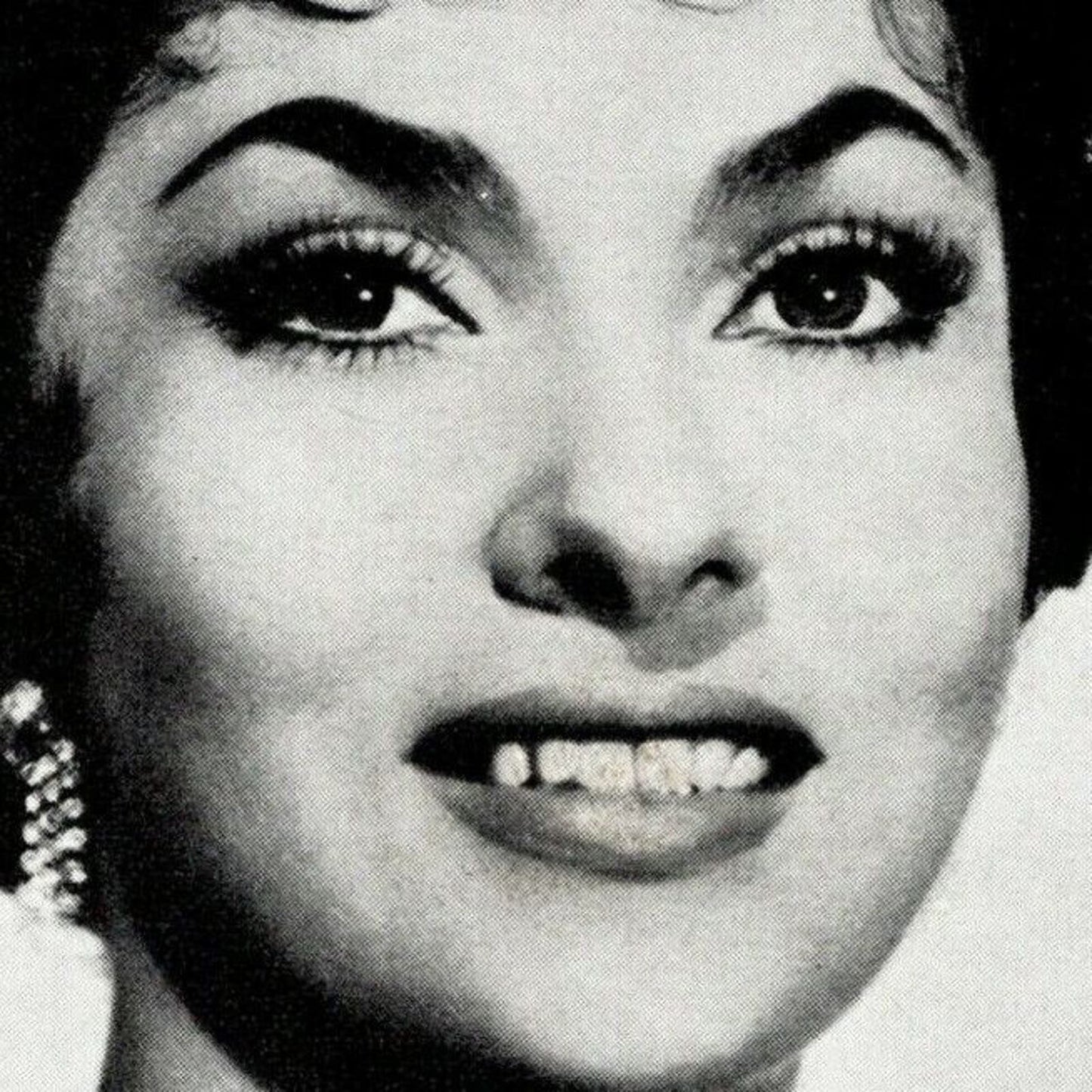 Gina Lollobrigida Leading Lady Movie Star Arcade Card - Ken Prag Coll. EXC