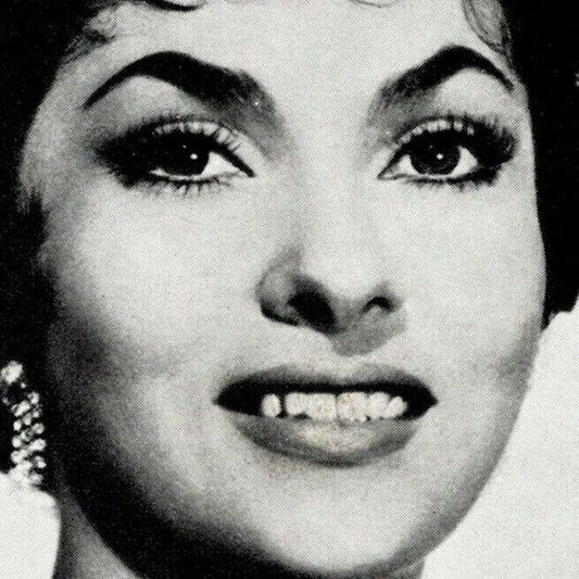 Gina Lollobrigida Leading Lady Movie Star Arcade Card - Ken Prag Coll. EXC
