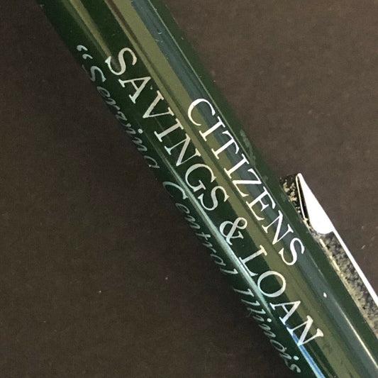 c1980's Citizens Savings & Loan Normal, El Paso, Eureka, IL Ritepoint Pen NOS
