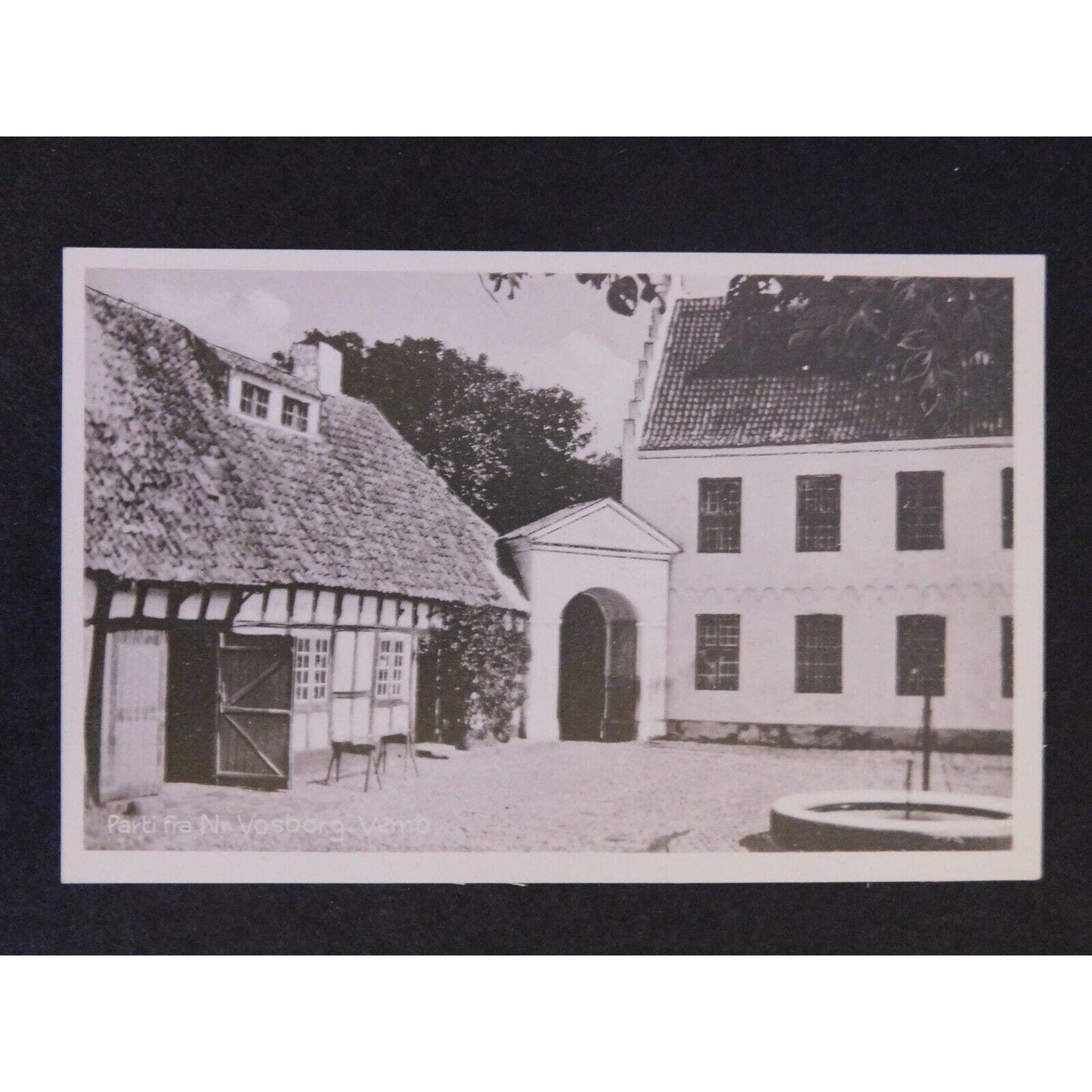 2 Vintage Postcards "Parti fra Nr. Vosborg. Vemb" "Parti fra Mr. Vosborg. Vemb"