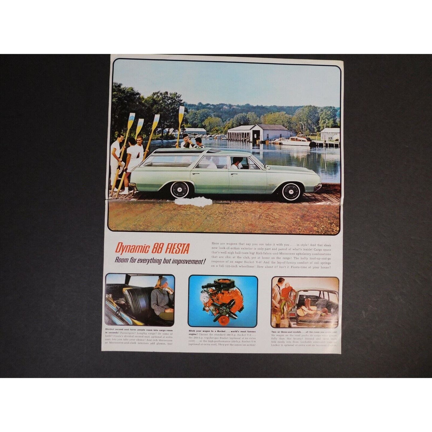 1964 Oldsmobile Vista Cruiser Color Single Page Sales Sheet