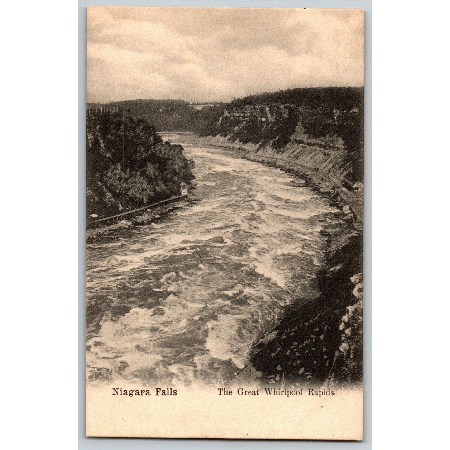 Vintage c1901-1907 Postcard "The Great Whirlpool Rapids" Niagara Falls, NY