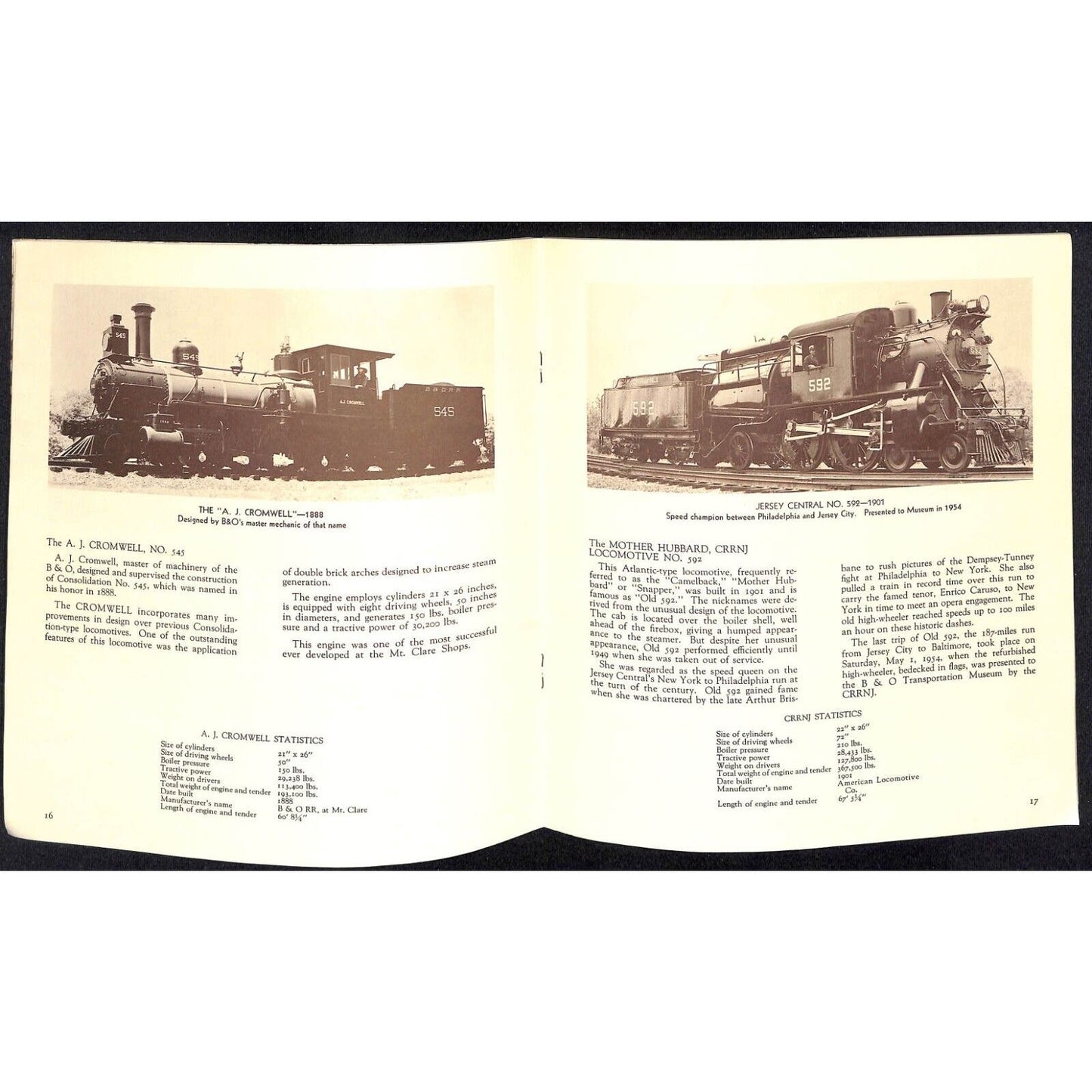 1970 B&O Baltimore & Ohio Transportation Museum Soft Cover Booklet 32pp