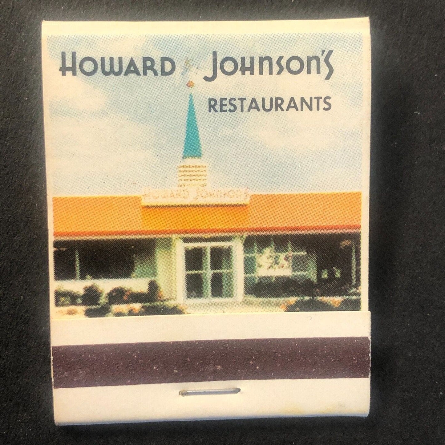 Howard Johnson's Motor Lodges Vintage Full Matchbook Real Photo c1960's-73