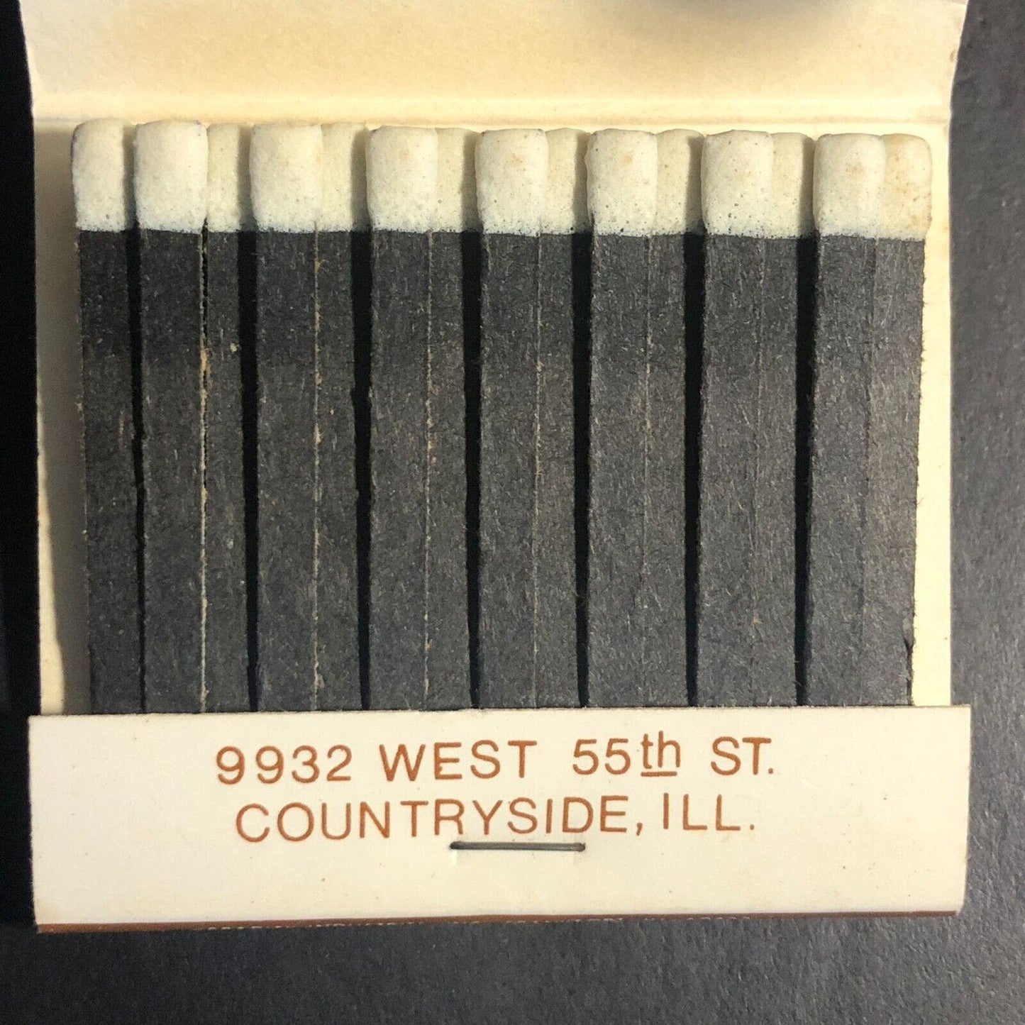 Stolls's Restaurant Countryside, IL Full Matchbook c1974-84 VGC