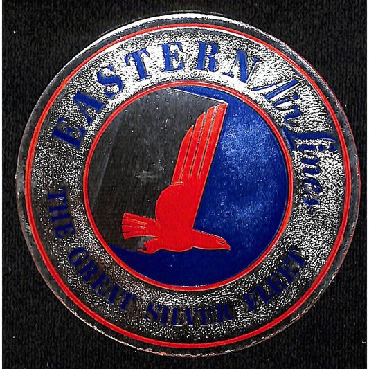 Eastern Airlines "The Great Silver Fleet" 3 1/2" dia. Foil Gum Airline Label