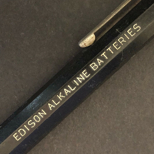Advertising Mechanical Pencil "Edison Alkaline Batteries" c1940's-50's