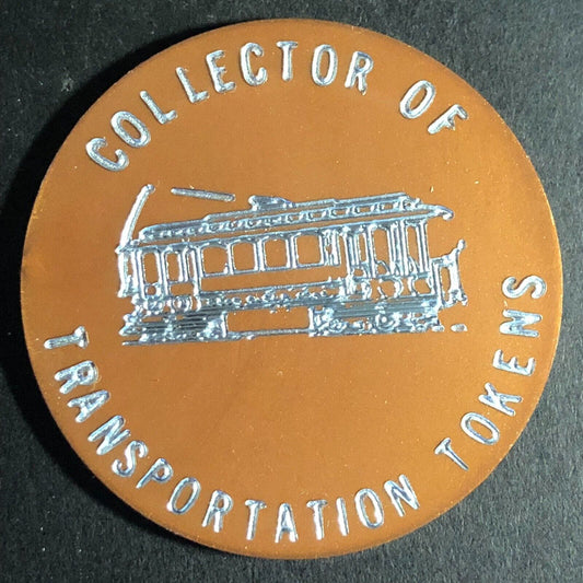 Ed Linden Siletz, OR AVA Collector* c1970's Plastic Trade Token 41mm VGC