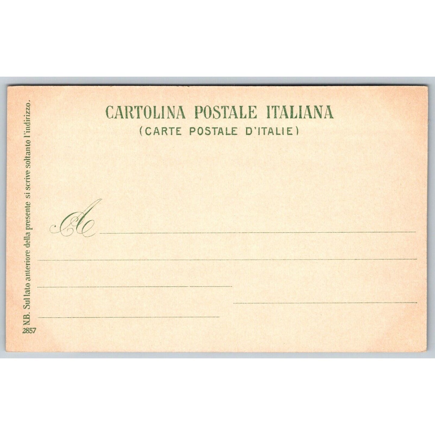 Italian Postcard Pompeii "Street of the Tombs" c1901-1907 NP VGC
