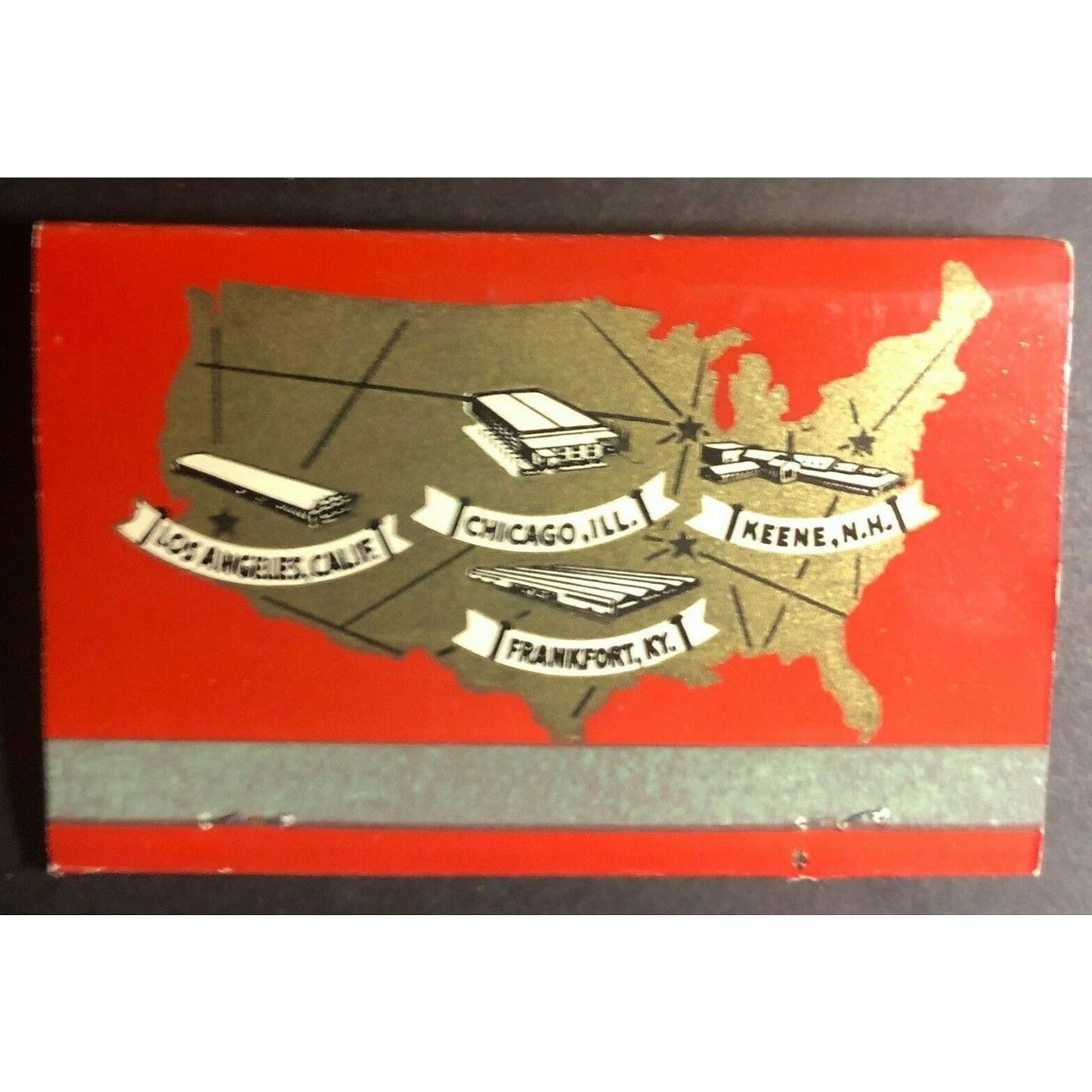 Scarce 50's-60's Full Matchbook "Central Screw Company"