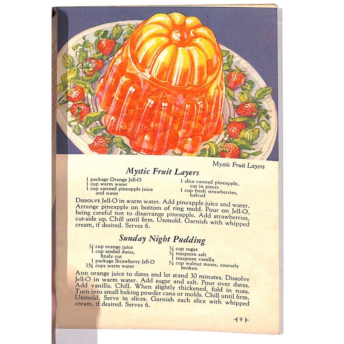 Jell-O Recipe Booklet "What Mrs. Dewey Did" 48 Fascinating New 1933 23pp.